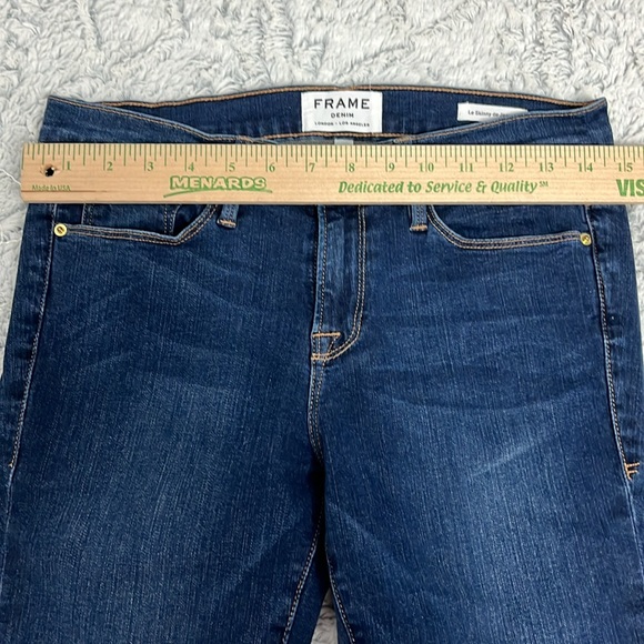 Frame Le Skinny de Jeanne Blue denim jean. Size 29 ankle cut - Picture 4 of 9